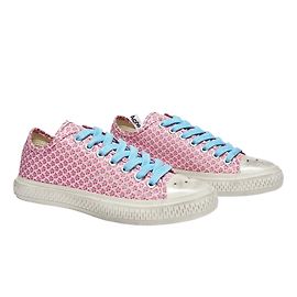 Acne Baskets Ballow Jacquard Alina en Toile Rose Rose