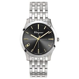 Salvatore Ferragamo Ferragamo Slim Formal Watch Metallic
