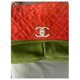 Chanel-Handbags-Red