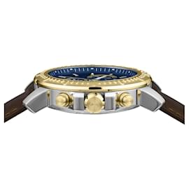 Versace-Versace New Chrono Strap Watch-Metallic