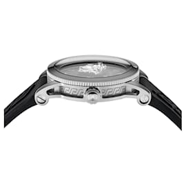 Versace-Relógio de silicone Versace V-Palazzo-Prata,Metálico