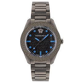 Correa de pulsera Versace Greca Dome Gris