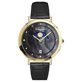 Salvatore Ferragamo Reloj Ferragamo Logomania Luna Dorado Metálico