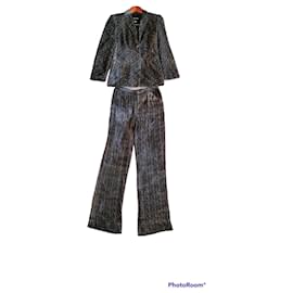 Giorgio Armani-Giorgio Armani trouser suit-Black