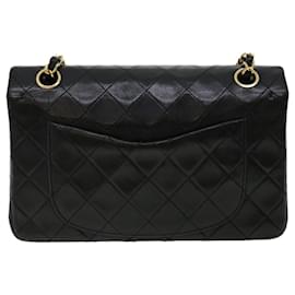 Chanel-Chanel Matelassé 25 Borsa A Tracolla Pelle Di Agnello Nera CC Auth 32438alla-Nero