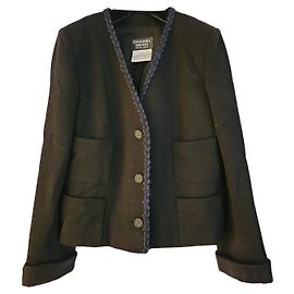 Giacca nera Little Chanel Nero Blu navy