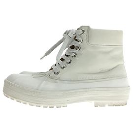 *Jacquemus meuniers hautes boot/37/WHT/leather White