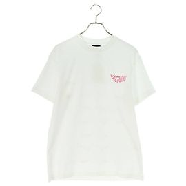 *Camiseta de cuello redondo con estampado de logotipo JACQUEMUS Rosa Blanco