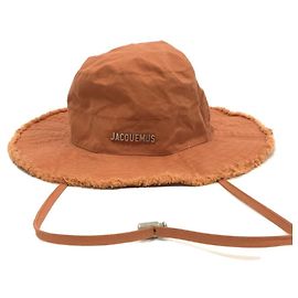 *JACQUEMUS Hat/Cotton/ORN/Plain/Women's Orange