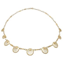 inconnue Collar drapeado filigrana oro amarillo. Otro