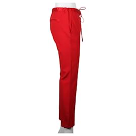 Elizabeth And James-Red Straight Leg Pants-Red