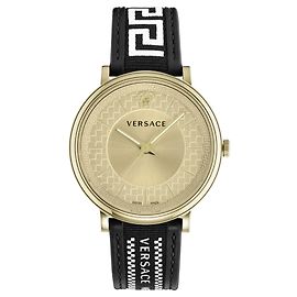 Reloj Versace V-Circle con correa Dorado Metálico