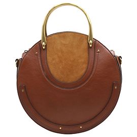 Chloé Borsa Pixie media Chloe in pelle di capra marrone Marrone