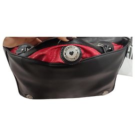 Love Moschino Black Faux Fur Shoulder Bag Black