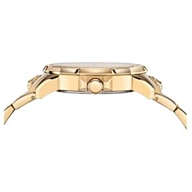 Versus Versace-Versus Versace 6e Arrondissement Cr Bracelet Watch-Golden,Metallic