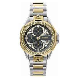 Versus Versace 6Reloj multifunción de cristal E Arrondissement Metálico