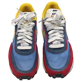 Autre Marque-Sacai x Nike LDV Waffle Daybreak Sneakers in Multicolor Suede-Multiple colors