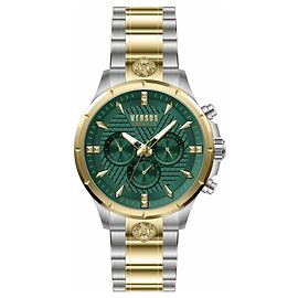 Versus Versace Chrono Lion Chronograph Watch Metallic