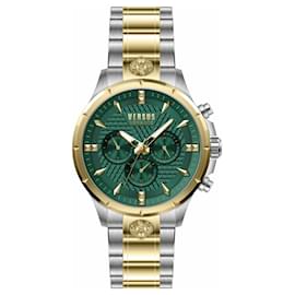 Versus Versace-Chrono Lion Chronograph Watch-Metallic