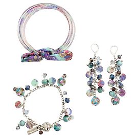 Etro Mutlicolour Earring & Bracelets Set Other