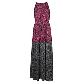 Michael Kors-Michael Kors Grand Papillon Maxi Dress in Pink Polyester-Pink