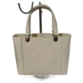 Christian Dior Handbag Eggshell Patent Leather Eggshell