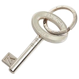 Louis Vuitton-Porte-clés clé en métal argenté Louis Vuitton-Argenté