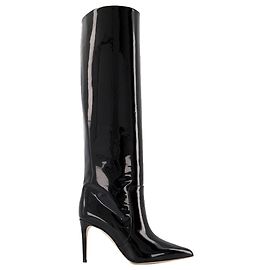 Paris Texas Botas de tacón de aguja 85 en charol negro Negro