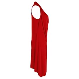 Michael Kors-Michael Kors Asymmetrical Dress in Red Polyester-Red