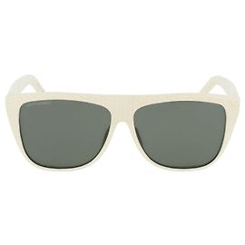 Saint Laurent Square-Frame Acetate Sunglasses White Cream