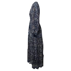 Ulla Johnson-Ulla Johnson Alethea Maxi Dress in Blue Cotton-Other