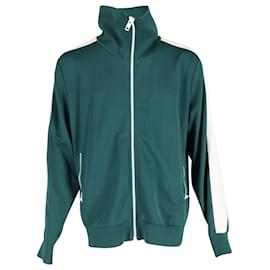 Burberry-Burberry Striped Kalestone Track Jacket in Green Cotton-Other