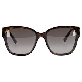 Givenchy-Givenchy Schildpatt-Sonnenbrille mit D-Rahmen aus braunem Azetat-Andere