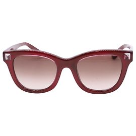 Gafas de sol Rockstudded en acetato burdeos de Valentino Garavani Burdeos