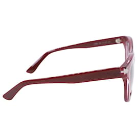 Valentino Garavani-Valentino Garavani Rockstudded Sunglasses in Burgundy Acetate-Dark red