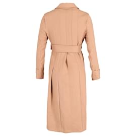 Maje-Trench plissé Maje Gump en polyester beige-Beige