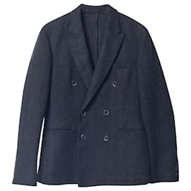 Joseph-Joseph Wool Jaqueta Blazer em Lã Cinza-Cinza