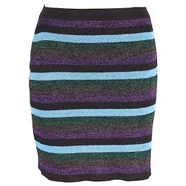 Minissaia Miu Miu Glitter Knit em Viscose Multicolor Outro Impressão em python