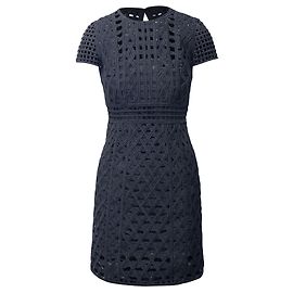 ROBE MINI Burberry Lace en Polyamide Noir Noir
