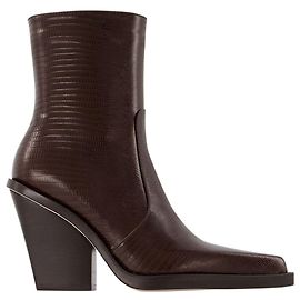 Paris Texas Stivaletto Rodeo in Pelle Stampata Marrone Marrone
