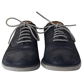 Maison Martin Margiela-Maison Margiela Lace Up Loafers in Black Leather-Black