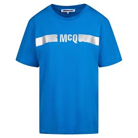 Autre Marque McQ Alexander McQueen camiseta de algodón con logo Azul