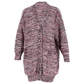 Missoni-M MISSONI Oversized Metallic Knitted Cardigan in Multicolor Viscose-Other,Python print