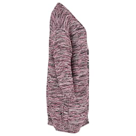 Missoni-M MISSONI Oversized Metallic Knitted Cardigan in Multicolor Viscose-Other,Python print