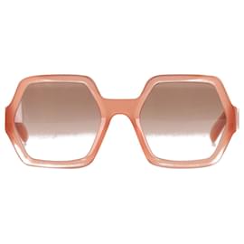 Céline-Óculos de sol Celine Octagon Polarized em Peach Acetate-Pescaria