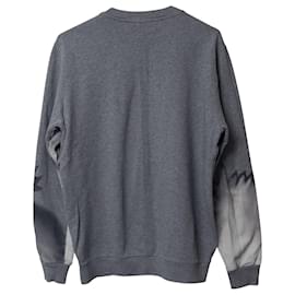 Givenchy-Suéter de caveira com estampa de beisebol Givenchy em algodão cinza-Cinza