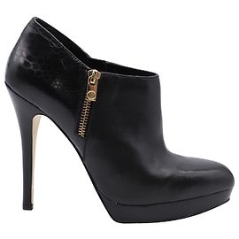 Botines Michael Kors York de Cuero Negro Negro