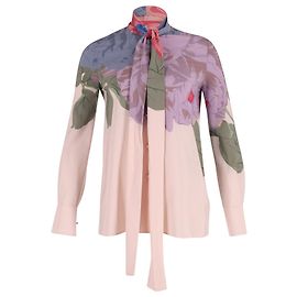 Valentino Garavani Blusa Cachecol Valentino em Seda Estampada Floral Outro