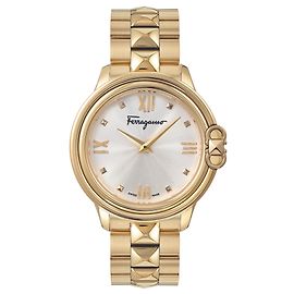 Salvatore Ferragamo Reloj de pulsera Ferragamo Studmania Dorado Metálico
