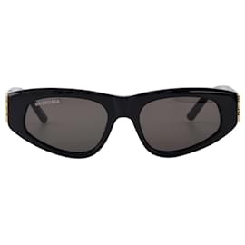 Balenciaga-Bb0095S Sunglasses - Balenciaga  - Black/Gold/Grey - Acetate-Black